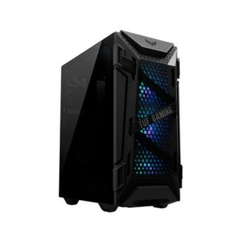 ASUS CARCASA TUF GAMING GT301 NEGROCRIST. TEMP/VENT ARGB: 3X120MM FRONT 1X120MM TRA