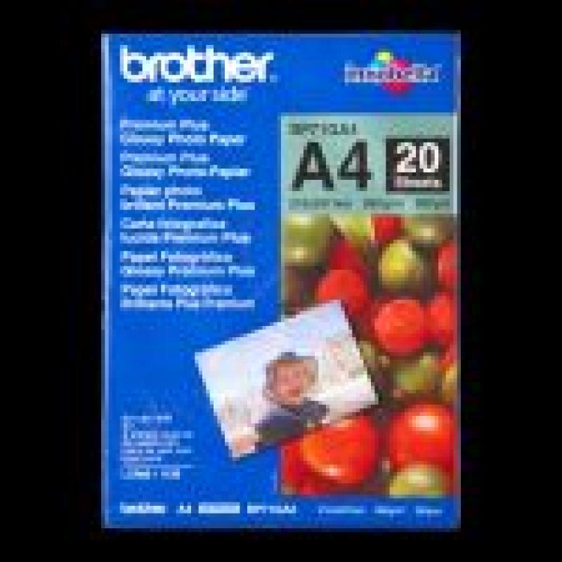 BROTHER PAPEL GLOSSY FOTO 260GR  A4 20 HOJAS