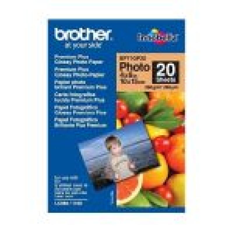 BROTHER PAPEL GLOSSY FOTO 10x15 260GR 20 HOJAS