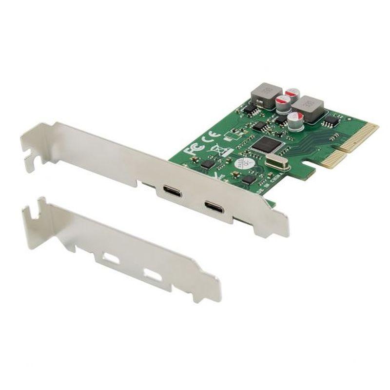 CONCEPTRONIC TARJETA PCIE DE 2 PUERTOS USB 3.2 GEN 2 TIPO C AUTOALIMENTADA EMRICK08G