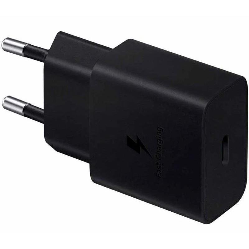 SAMSUNG CARGADOR DE PARED USB TIPO C NEGRO  MAXIMO 15W