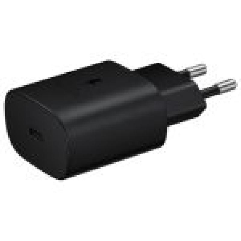 SAMSUNG CARGADOR USB TIPO C 3A NEGRO  MAXIMO 25W - BULK SIN CAJA