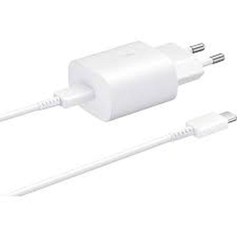 SAMSUNG CARGADOR USB TIPO C 3A BLANCO  MAXIMO 25W - BULK SIN CAJA