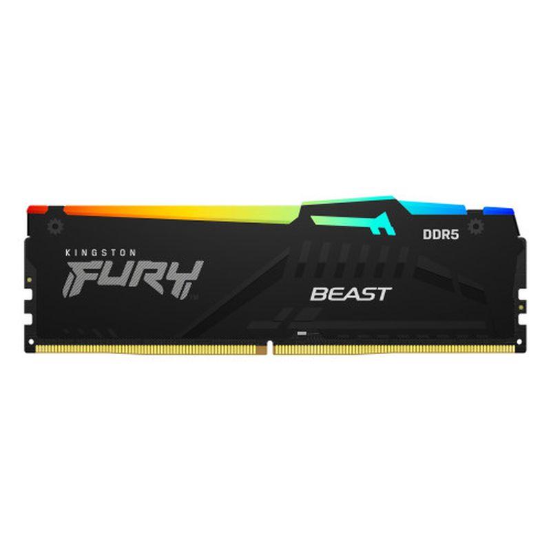 KINGSTON MEMORIA FURY BEAST RGB KF556C40BBA-8 DDR5 8GB 5600MHZ CL40