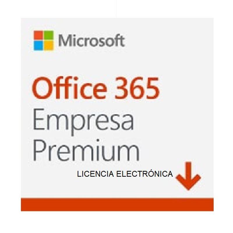 MICROSOFT OFFICE 365 EMPRESA PREMIUM PC O MAC LICENCIA PARA 1 AÑO (LICENCIA ELECTRONICA)