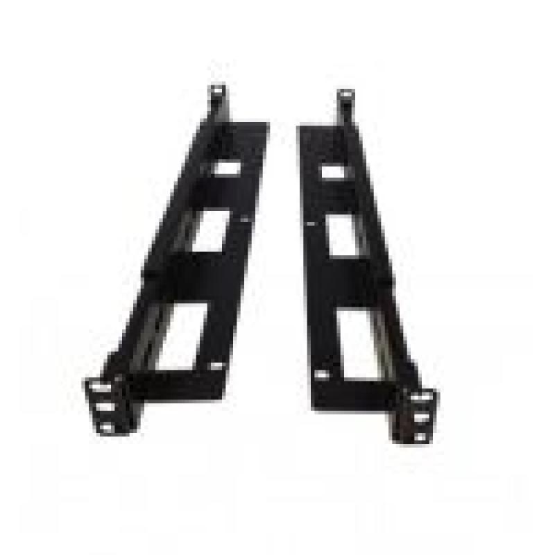 LAPARA GUIA AJUSTABLE RACK 19 PARA FONDO DE 470MM A 800 MM FIJACION FRONTAL COLOR NEGRO