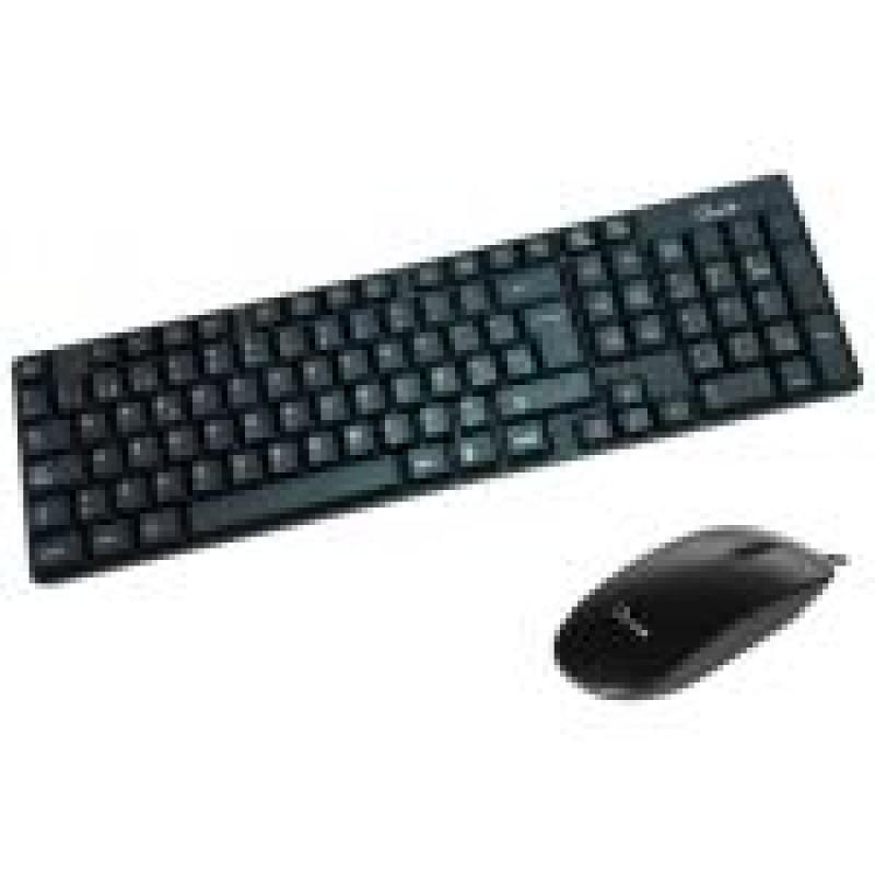 L-LINK KIT TECLADO Y RATON LL-KB-816-COMBO USB NEGRO