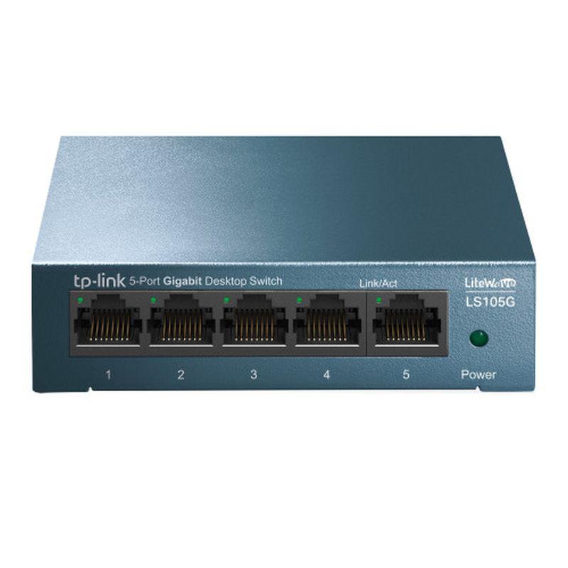 TP-LINK SWITCH LITEWAVE 10/100/1000 5 PUERTOS METALICO