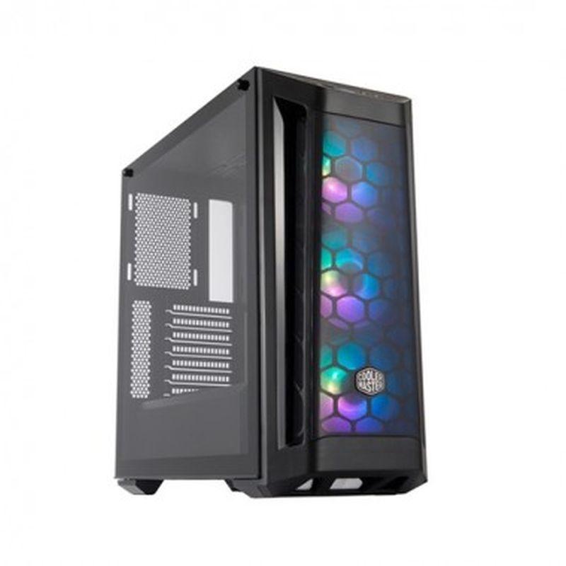 COOLER MASTER CARCASA MASTERBOX MB511 ARGB NEGROCRISTAL TEMPLADO / 3XVEN 120MM ARGB CON CONTROLADOR