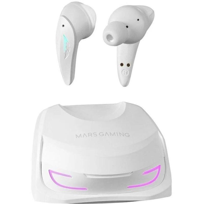 MARS GAMING AURICULARES BLUETOOTH MHI-ULTRA BLANCOSESTUCHE DE CARGA/ 7-8 H AUT.