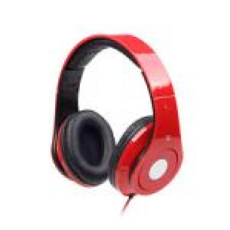 GEMBIRD AURICULARES ESTEREO CON  MICROFONO ROJO