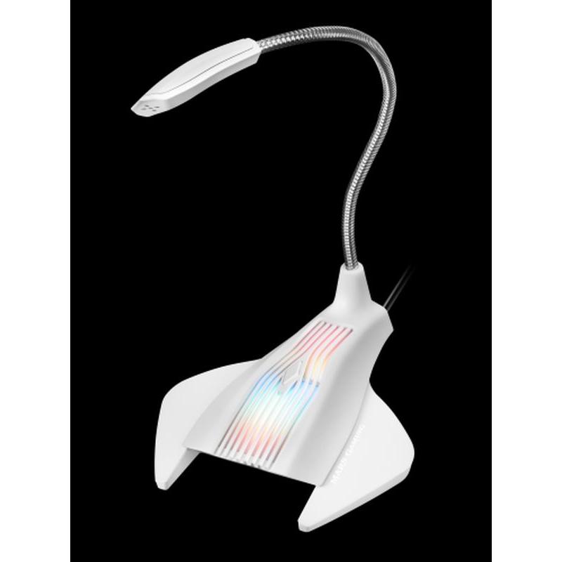 MARS GAMING MICROFONO SOBREMESA USB BLANCO MMICW