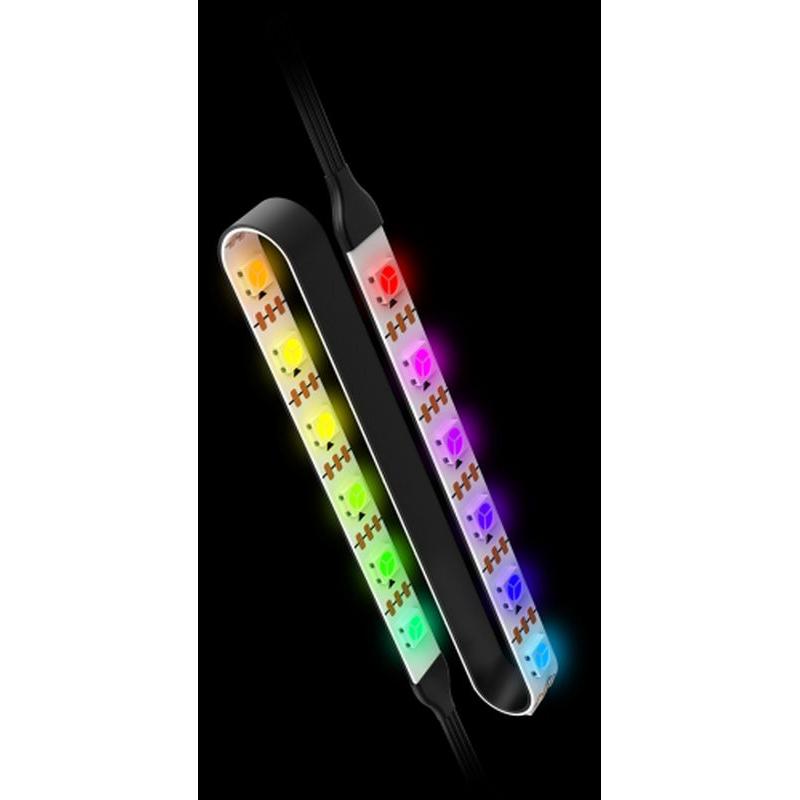 NOX TIRA LED ARGB STRIPE ARGBFLEXIBLE/MAGNETICA/ADHESIVA/20 LEDS/40X1CM