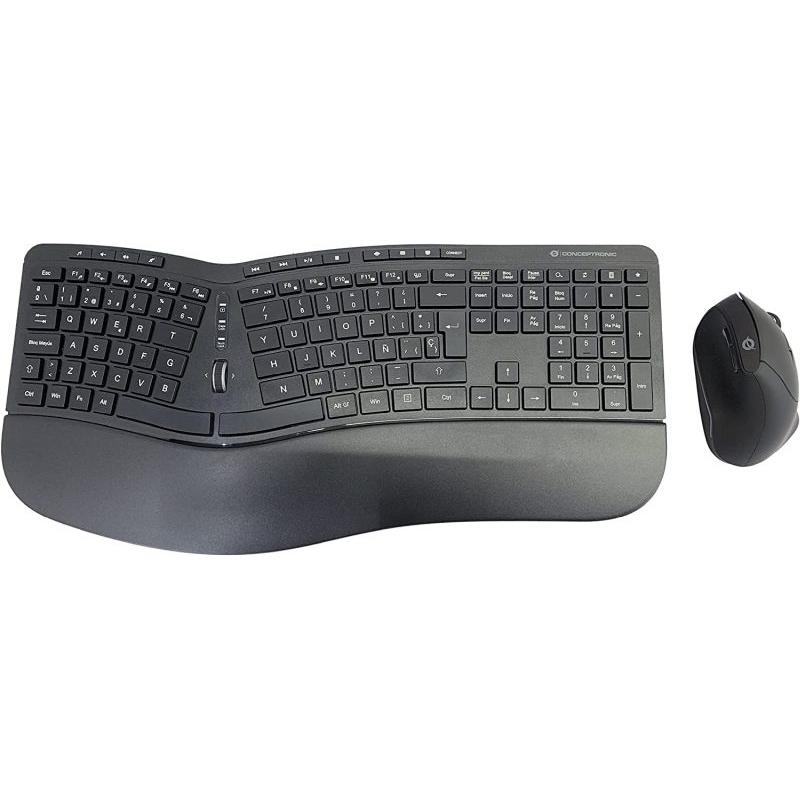 CONCEPTRONIC TECLADO Y RATON ERGONOMICO ORAZIO20