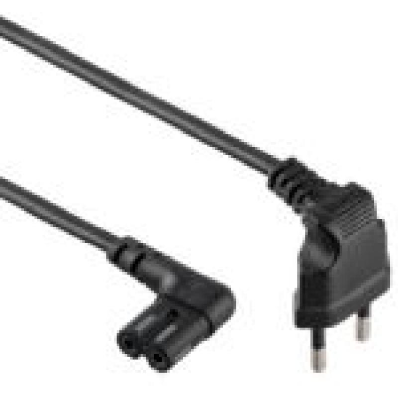 GEMBIRD CABLE CORRIENTE TIPO 8 90GRADOS 1M