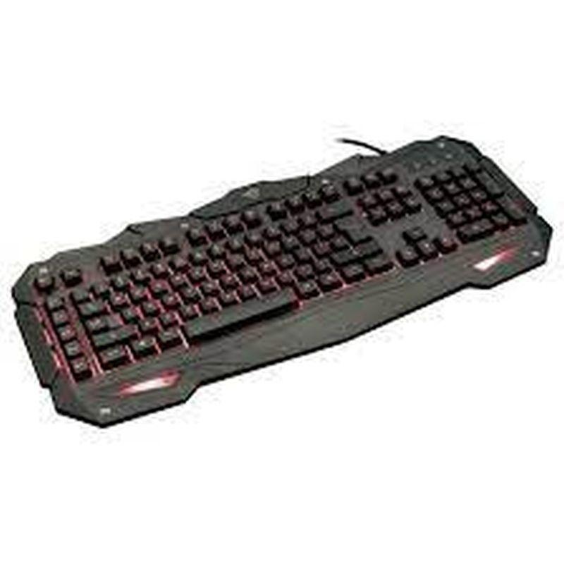 TRUST TECLADO GAMING GTX 840 MYRA 21977 (CAJA DETERIORADA)ILUMINACION LED 3 COLORES 5 TECLAS PROGRAMABLES USB