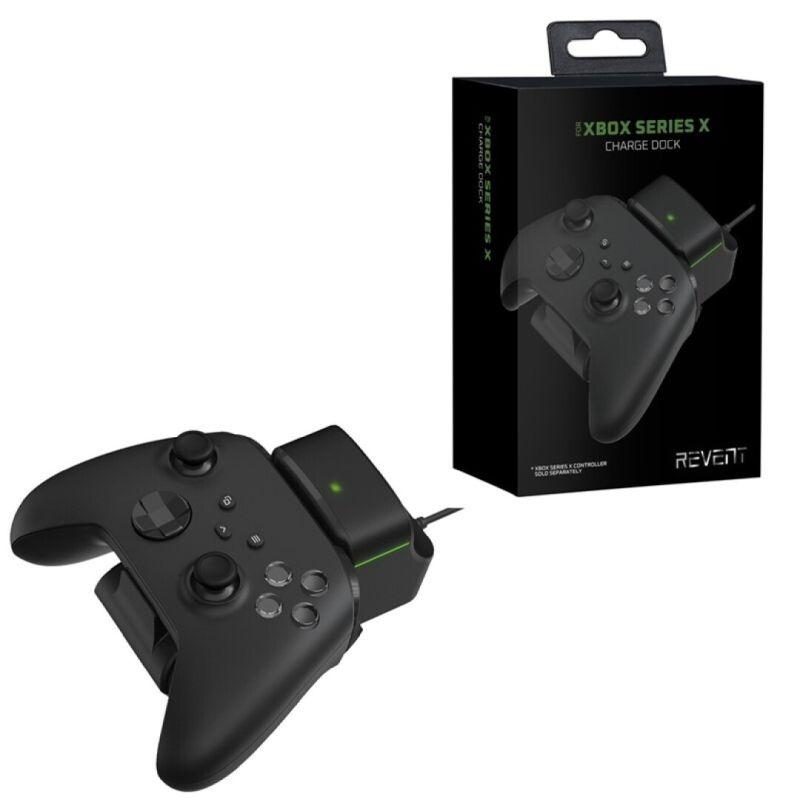 REVENT DOCK CARGA INALAMBRICA MANDO XBOX SERIE X+BATERIA 700mAh NEGRO