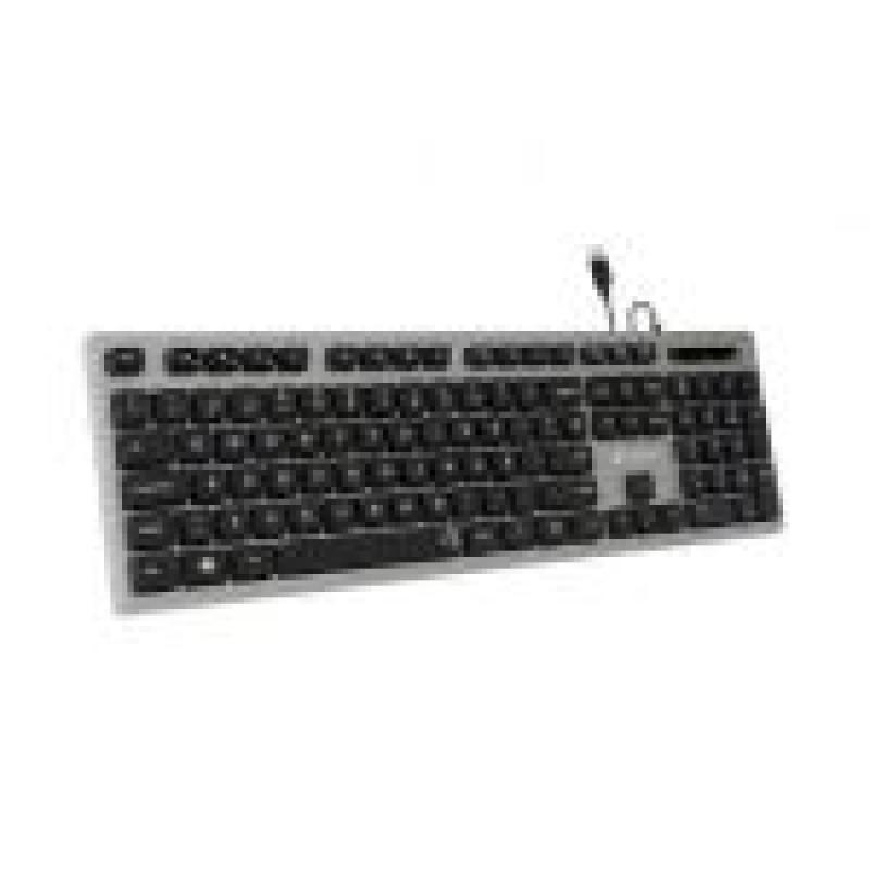 SUBBLIM TECLADO WIRED ERGO KEYS SILENT FLAT HQ GRIS