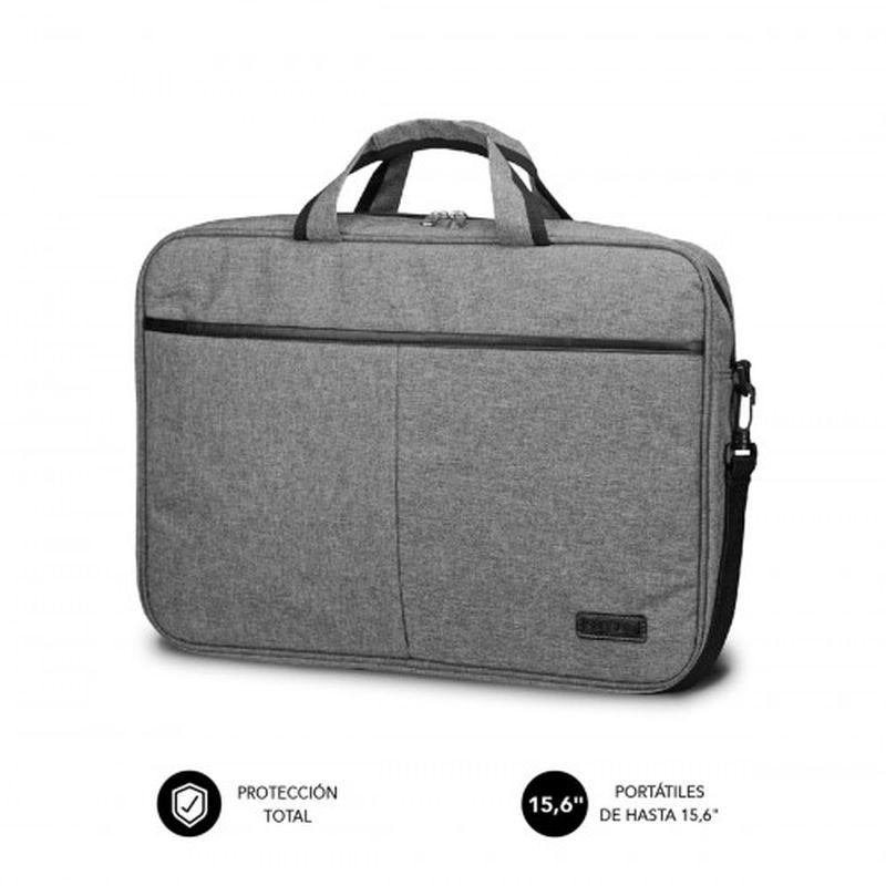 SUBBLIM MALETÍN ELITE LAPTOP BAG 15.6 GRIS