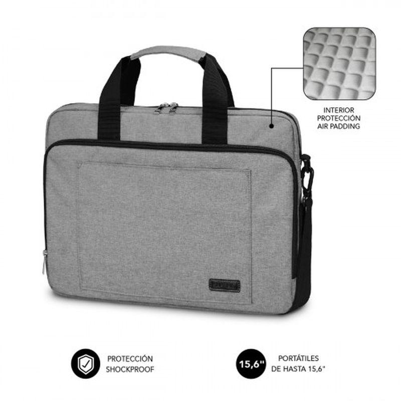 SUBBLIM MALETÍN AIR PADDING LAPTOP BAG 15,6  GREY