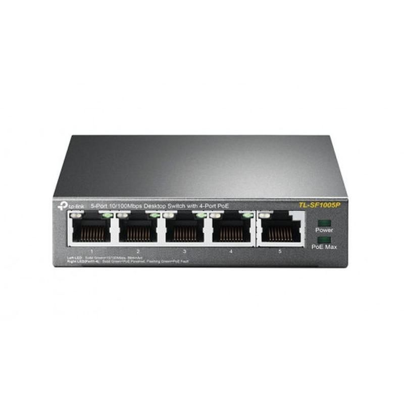 TP-LINK SWITCH DE 5 PUERTOS 10/100 4P POE (58W)