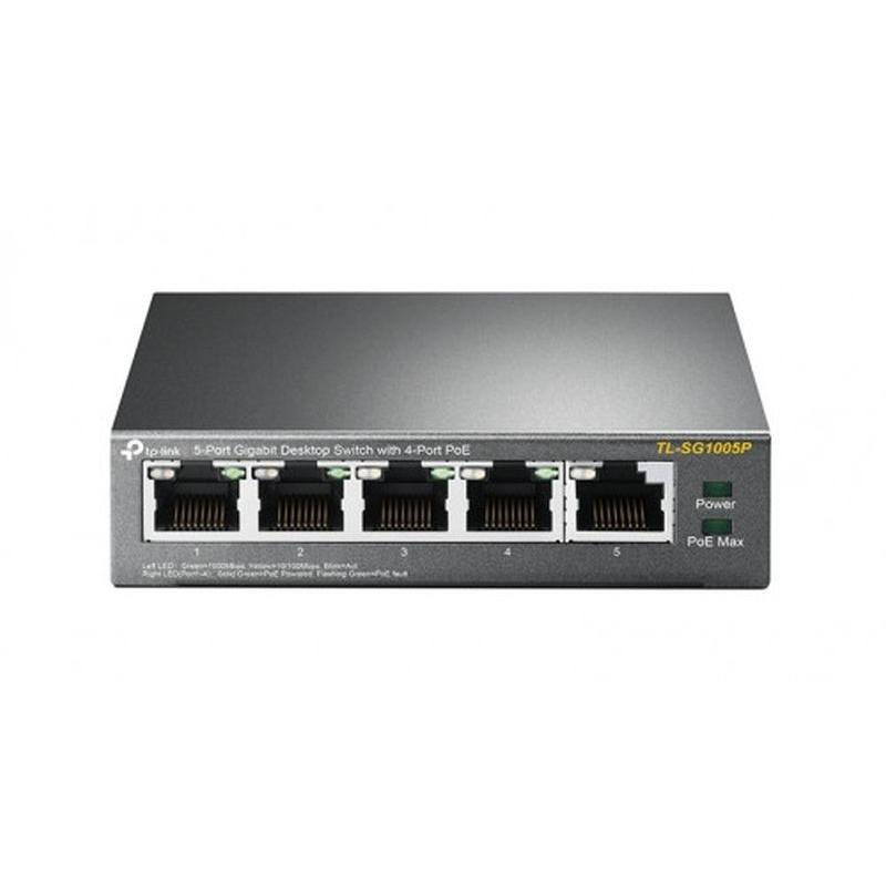 TP-LINK SWITCH DE 5 PUERTOS 10/100/1000 4 PUERTOS POE