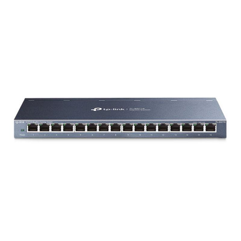 TP-LINK SWITCH ESCRITORIO GIGABIT 16 PUERTOS METALICO