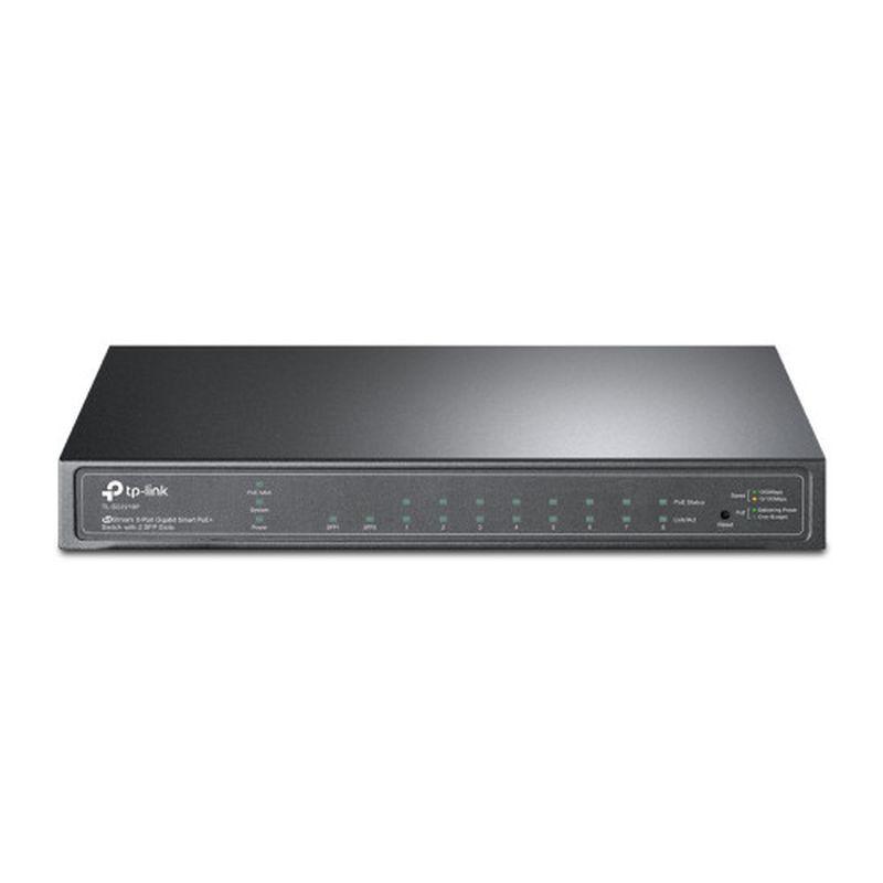 TP-LINK SWITCH SMART 8 PUERTOS POE MAS 2 SFP