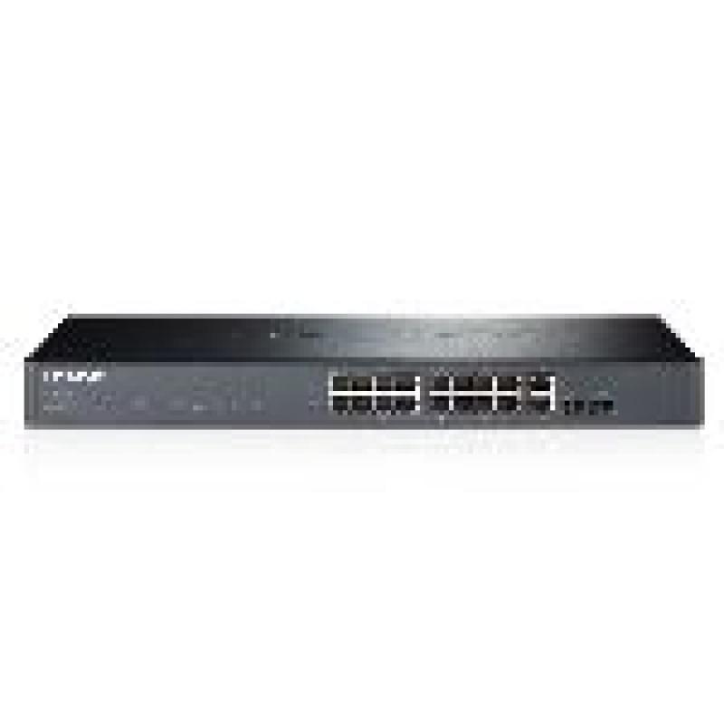 TP-LINK SWITCH GESTIONABLE 16 PUERTOS 10/100 + 2GB