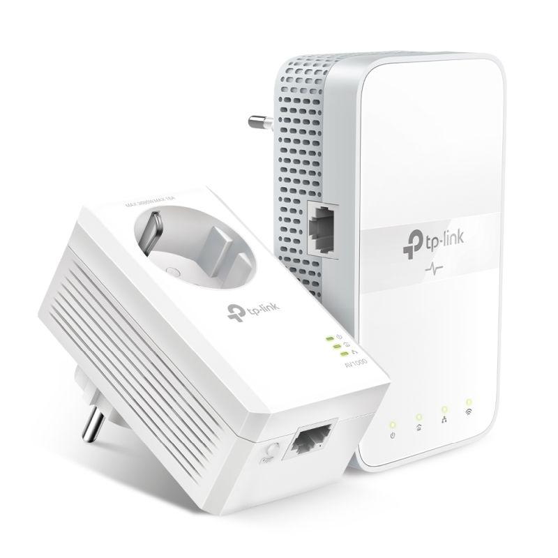 TP-LINK POWERLINE WIFI AV1000 TL-WPA7617 KIT CON PASSTHROUGH WIFI AC1200 1 PUERTO GIGACOMPUESTO DE TL-PA7017 & TL-WPA7617