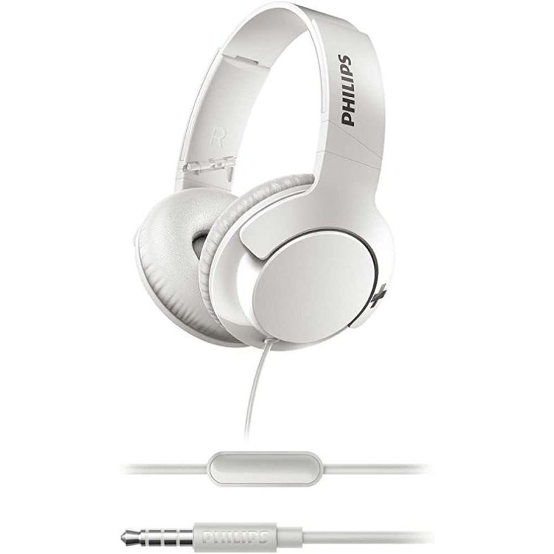 PHILIPS AURICULARES BASS+MICROFONO SHL3175WT BLANCO