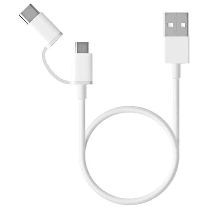 XIAOMI CABLE USB 2.0 CONECTORES USB TIPO-C TIPO A / MICRO USB 30CM