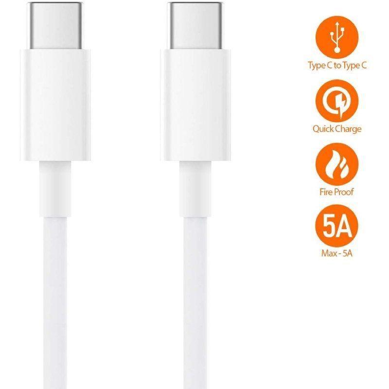 XIAOMI CABLE USB TIPO C MACHO / C MACHO 1.5M BLANCO