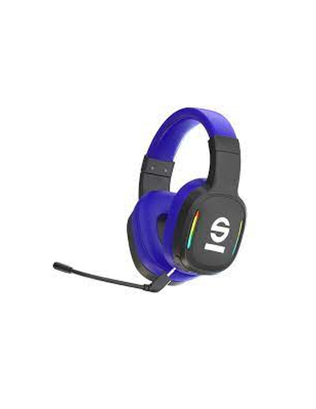 Sparco Race Auriculares Gaming Inalámbricos con Micrófono Extraíble  Negro/Azul