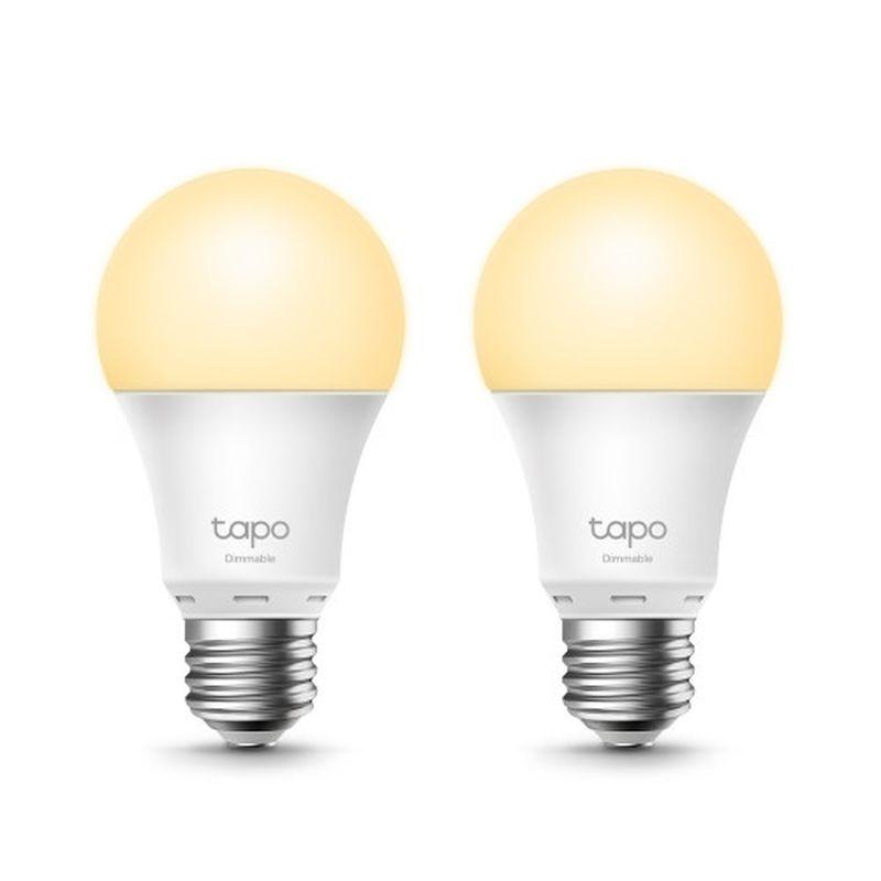 TAPO BOMBILLA LED WIFI INTELIGENTE L510E PACK 2UD E27 2700K REGULABLE COMPATIBLE CON ALEXA Y GOOGLE