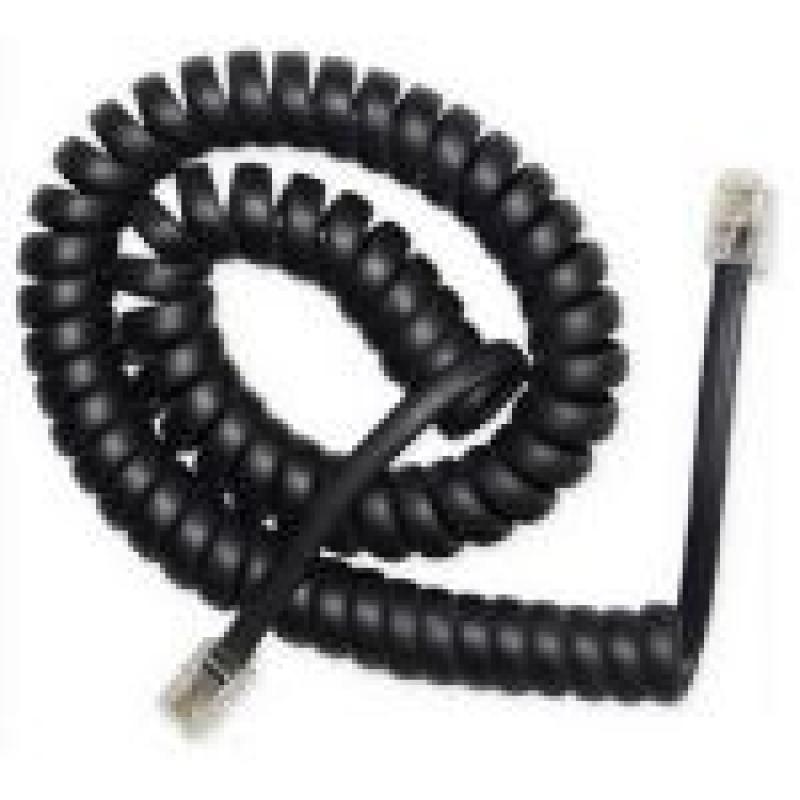 GEMBIRD CABLE TELEFONO ESPIRAL RJ10 4P4C 2M NEGRO