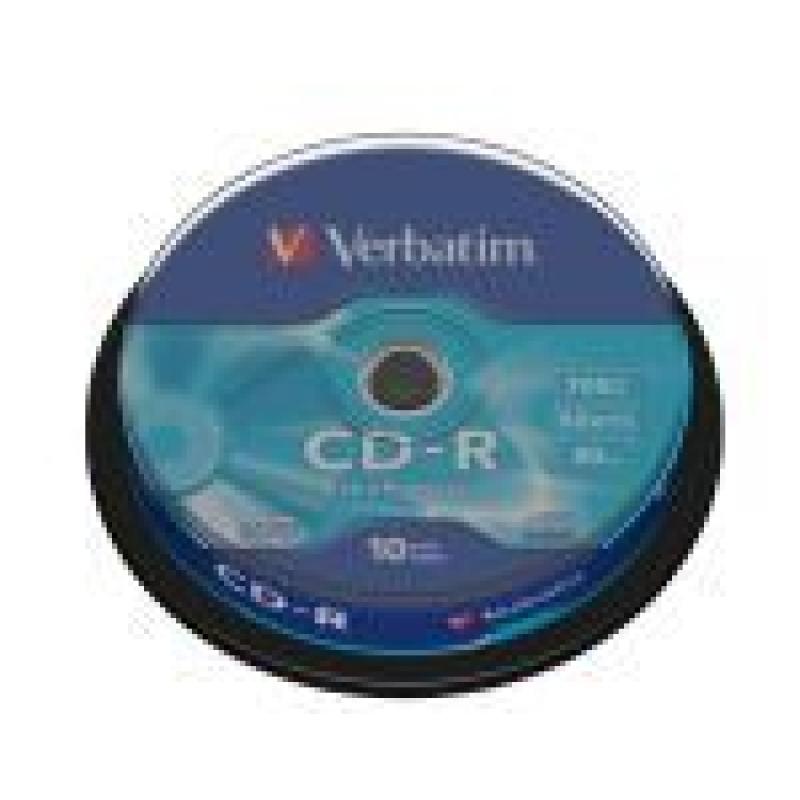 VERBATIM CD-R 700MB 52X 80MIN BOTE 10