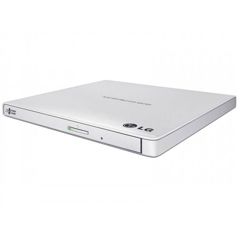 LG REGRABADORA ULTRA SLIM PORTABLE DVD-RW BLANCA