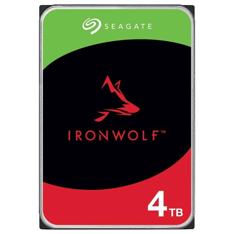 SEAGATE DISCO DURO 4TB 3.5 ST4000VN006 IRONWOLFIdeal para NAS para el hogar, pequeñas oficinas/oficinas domésticas y pequeñas em