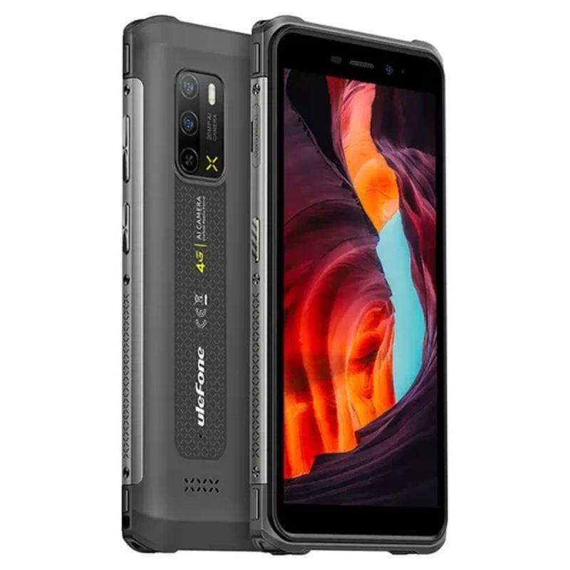 ULEFONE SMARTPHONE RUGERIZADO ARMOR X10 PRO NEGROOC 2.0GHZ/64GB ROM/4GB RAM/20MP+2MP/5180MHA/IP68/3G/5.5 HDCon protección certif