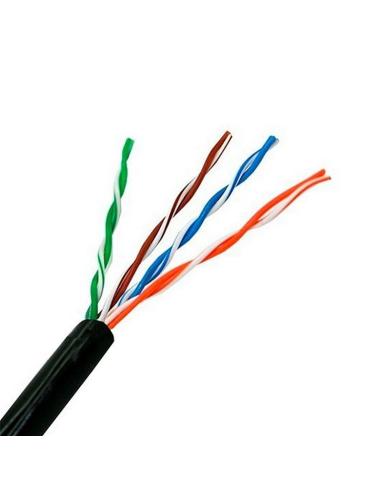 AISENS BOBINA DE CABLE PARA EXTERIORES  RJ45 UTP A133-0212 CAT. 5E/ 100M/  NEGRO