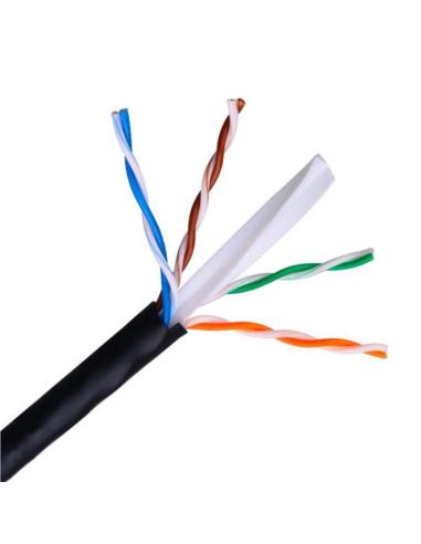 AISENS BOBINA DE CABLE  RJ45 UTP EXTERIORES A135-0263 CAT. 6/ 100M/  NEGRO/ IMPERMEABLE